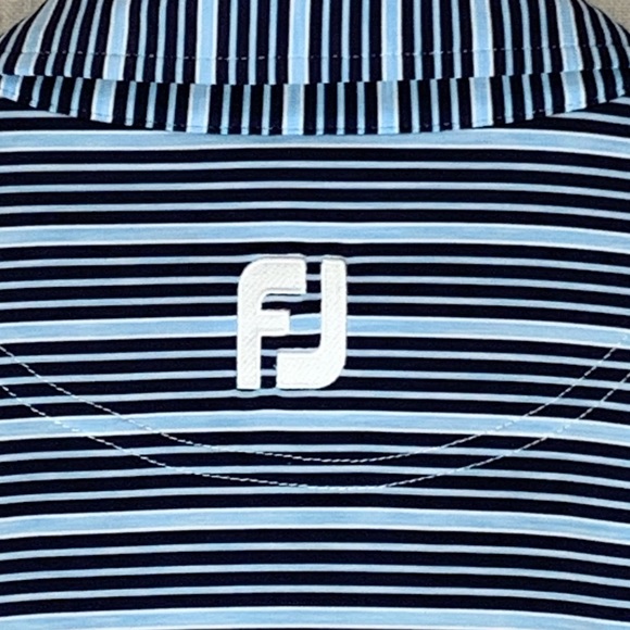 FootJoy~Men’s Striped Performance Golf‎ Polo~Sz M - Picture 7 of 12